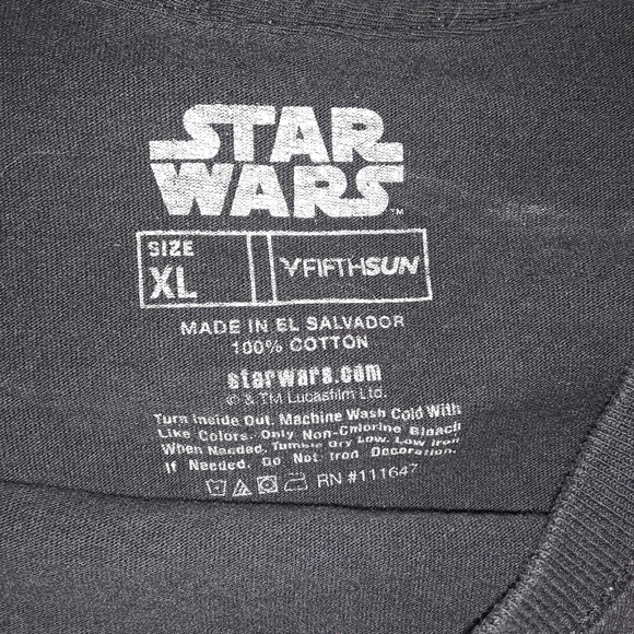 Star Wars Size XL T-shirt - Picture 3 of 3